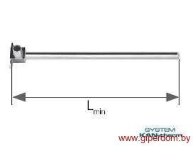 Отвод латунный Push с никелированной трубкой Cu 15 и кронштейном 12х2 Lmin = 750 мм