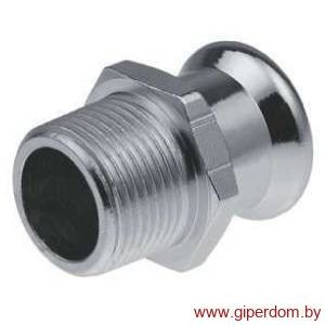 Steel соединитель с наружной резьбой Press 18хR3/4" Steel соединитель с наружной резьбой Press 18хR3/4"