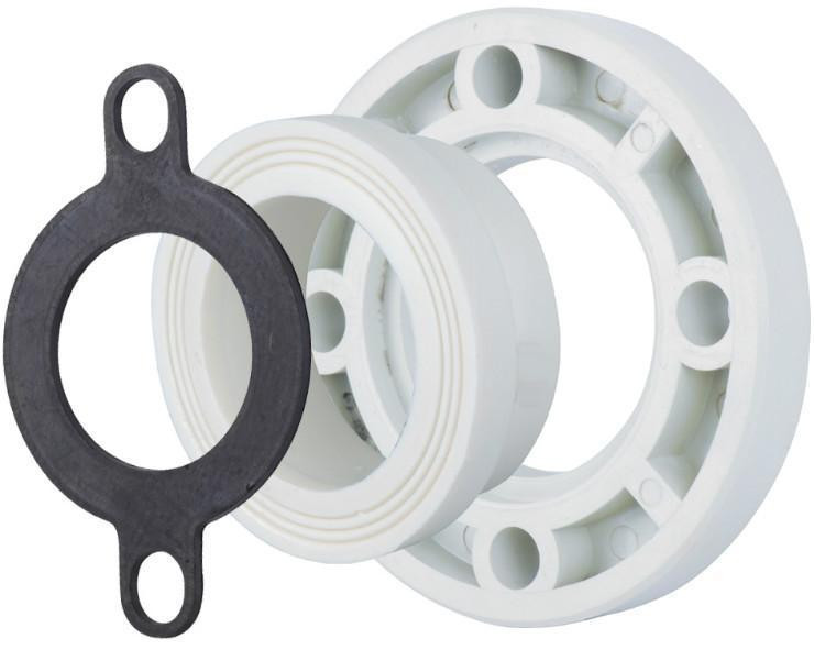 Бурт в комплекте с фланцем и прокладкой  110 ПП