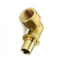 Переходник угловой с внутренней резьбой 20xG1/2" Pradex