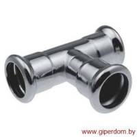 Steel тройник Press 18х18x18