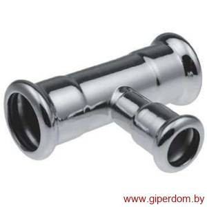 Steel тройник редукционный press 18х12х18 Steel тройник редукционный press 18х12х18