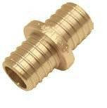 Соединитель двухсторонний латунный Push 14х2 / 12х2