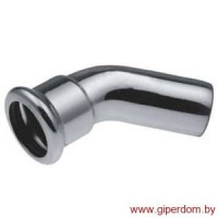 Steel отвод ниппельный 45 Press 42х42