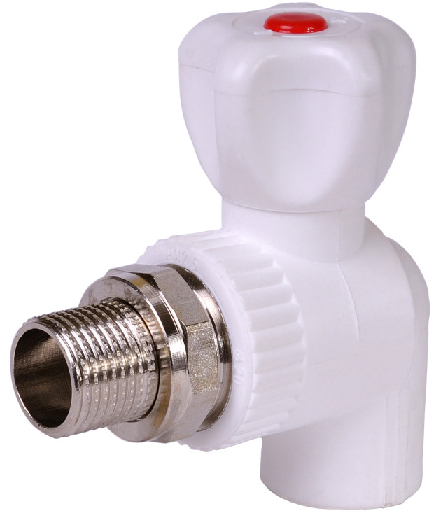 Кран 25-1/2 для радиатора угловой ПП