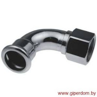 Steel отвод с внутренней резьбой press 28хRp1"