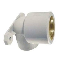PP отвод фиксируемый с ушками с резьбой внутренней 25х1/2" Kan